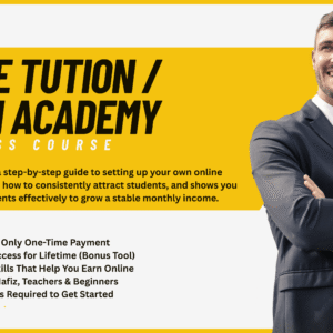 HOW TO BUILT YOUR ONLINE TUTOR / QURAN ACADEMY​